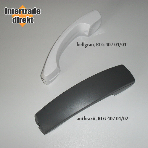 Handset for Dialog 4000 light grey RLG 407 01/01