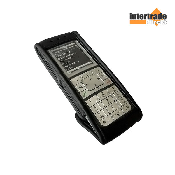 Original leather case incl. rotating belt clip for MITEL AASTRA 610d/612d/620d/622d 68762XXX