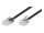 Telephone Connection Cable, RJ45 to RJ11, 10 m, black